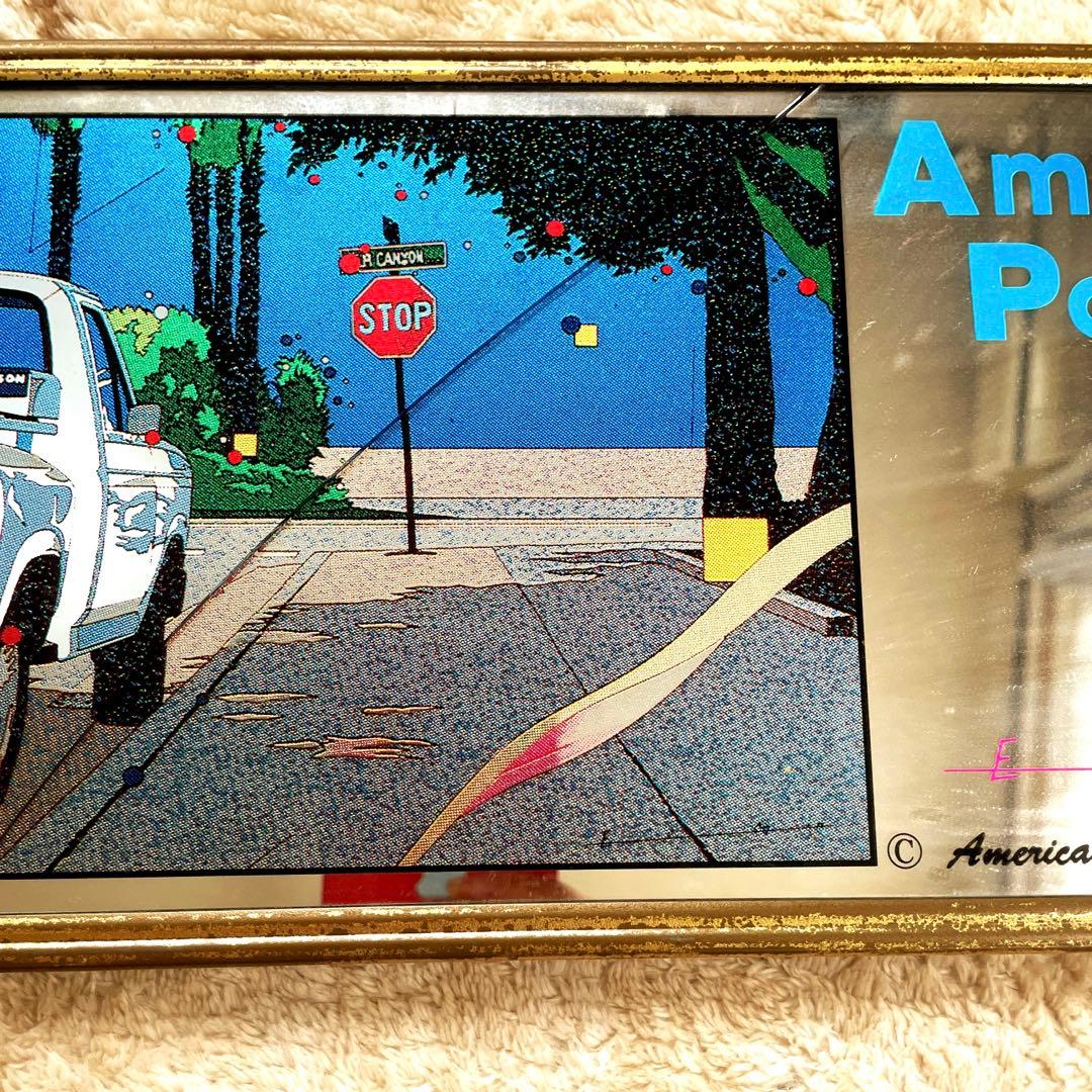 【当時モノ 希少】EIZIN SUZUKI 鈴木英人 インテリア ミラー