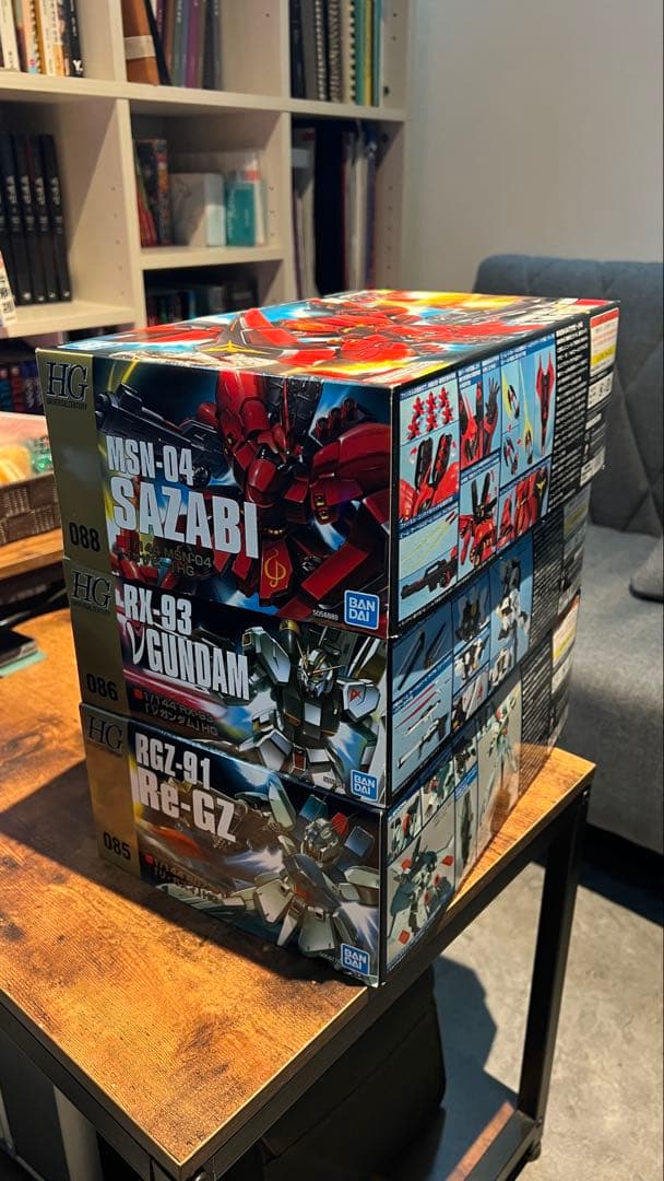 (未開封)HGニューガンダム　サザビー　リガジー　まとめ売り