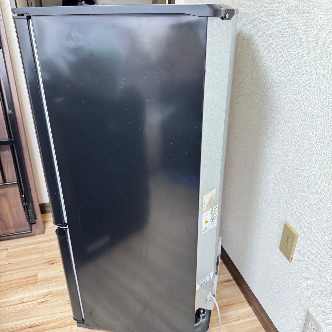 三菱 冷凍冷蔵庫 MR-P15EF-KK 2020年製 ブラック