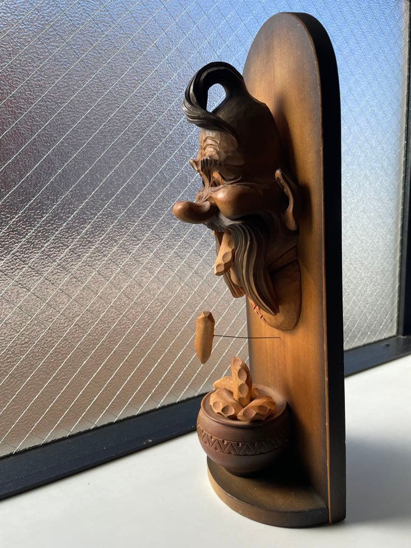 60s アンティーク　木彫り　オブジェ