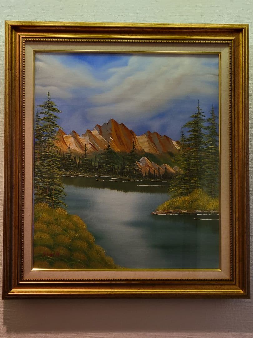 絵画 Brown Mountain