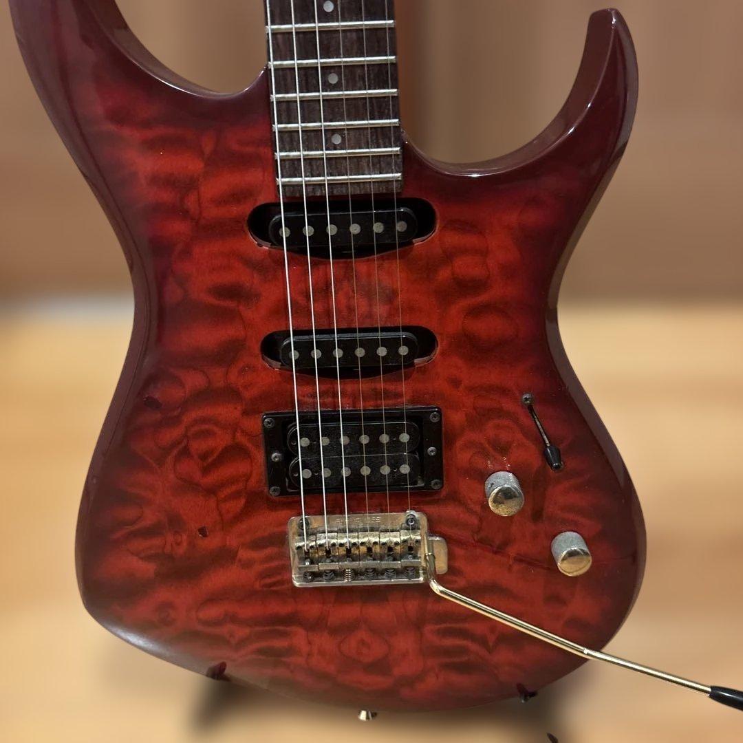 【初心者です】金ロゴ FERNANDES トレモロアーム付・新品弦張替済