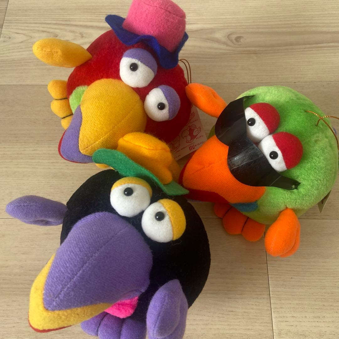 トロピカルバード　ぬいぐるみ　1992年　レトロ　非売品　希少レア　当時物　昭和