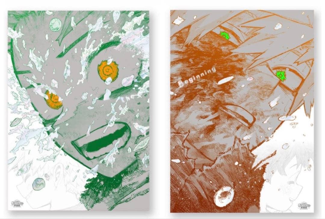 僕のヒーローアカデミア原画展 A2アートポスター The Beginning