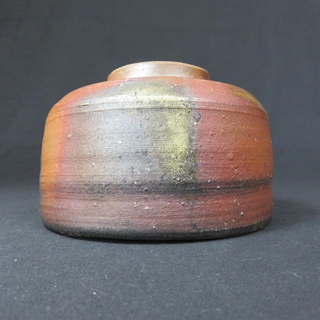 茶碗 備前 山本出 共箱 木箱 抹茶茶碗 茶道具 茶器 茶の湯