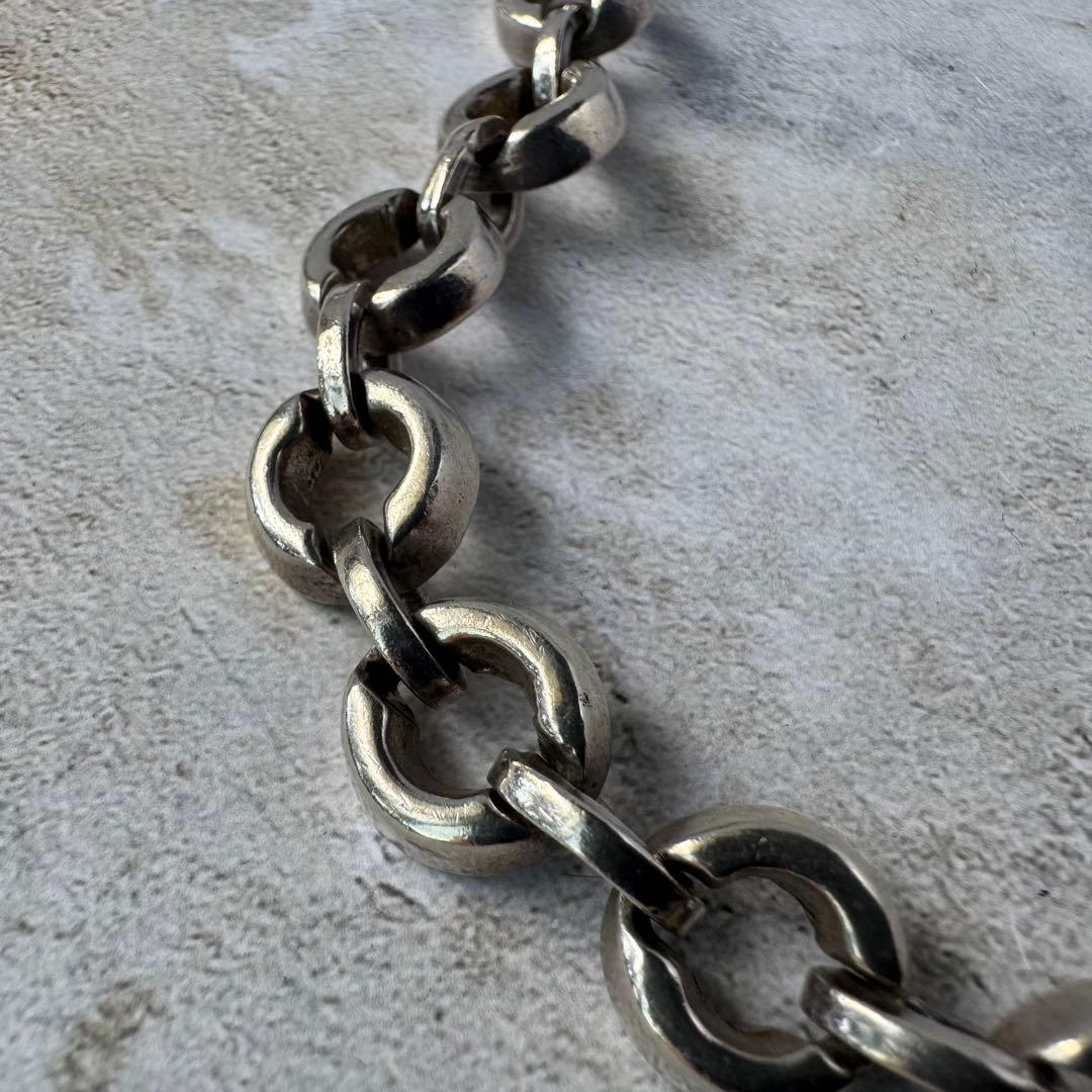 ヴィンテージ チェーンリンクブレスレット シルバー925 メキシコ製