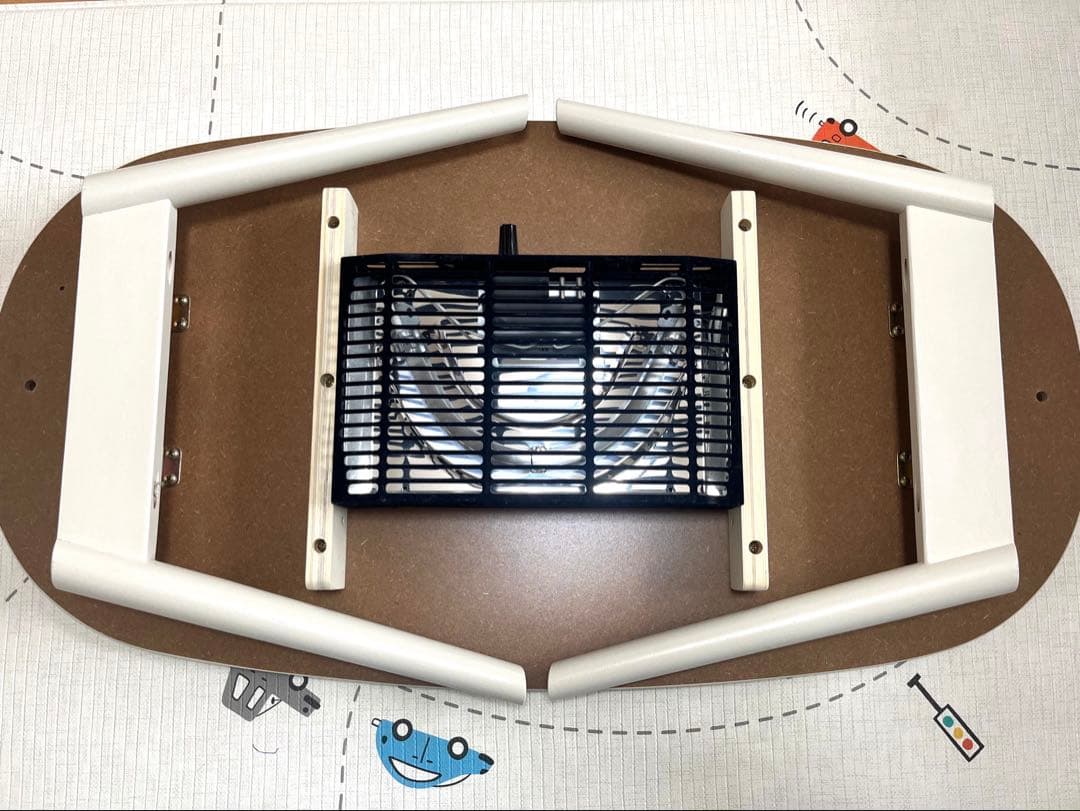 折りたたみこたつテーブル 90×50cm ホワイト