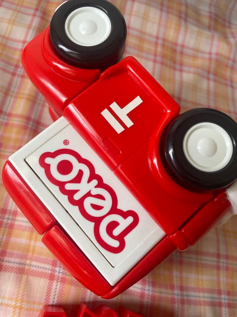 ペコちゃん　ポコちゃん　不二屋　車　型はめ　パズル　ミニカー　レトロ　貴重品