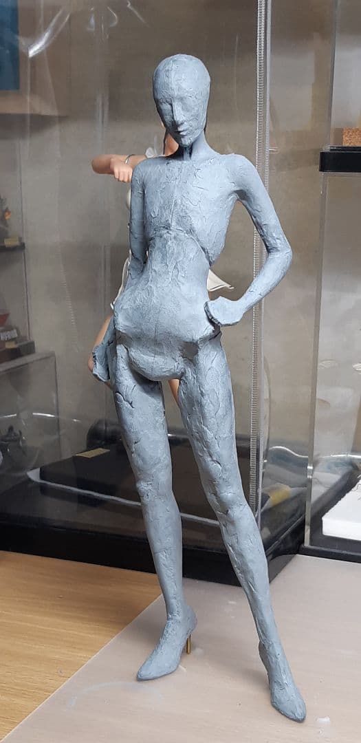 サイボーグ女・コスプレリアルフィギュア　レジン製　組立てキット　ゲーテル。