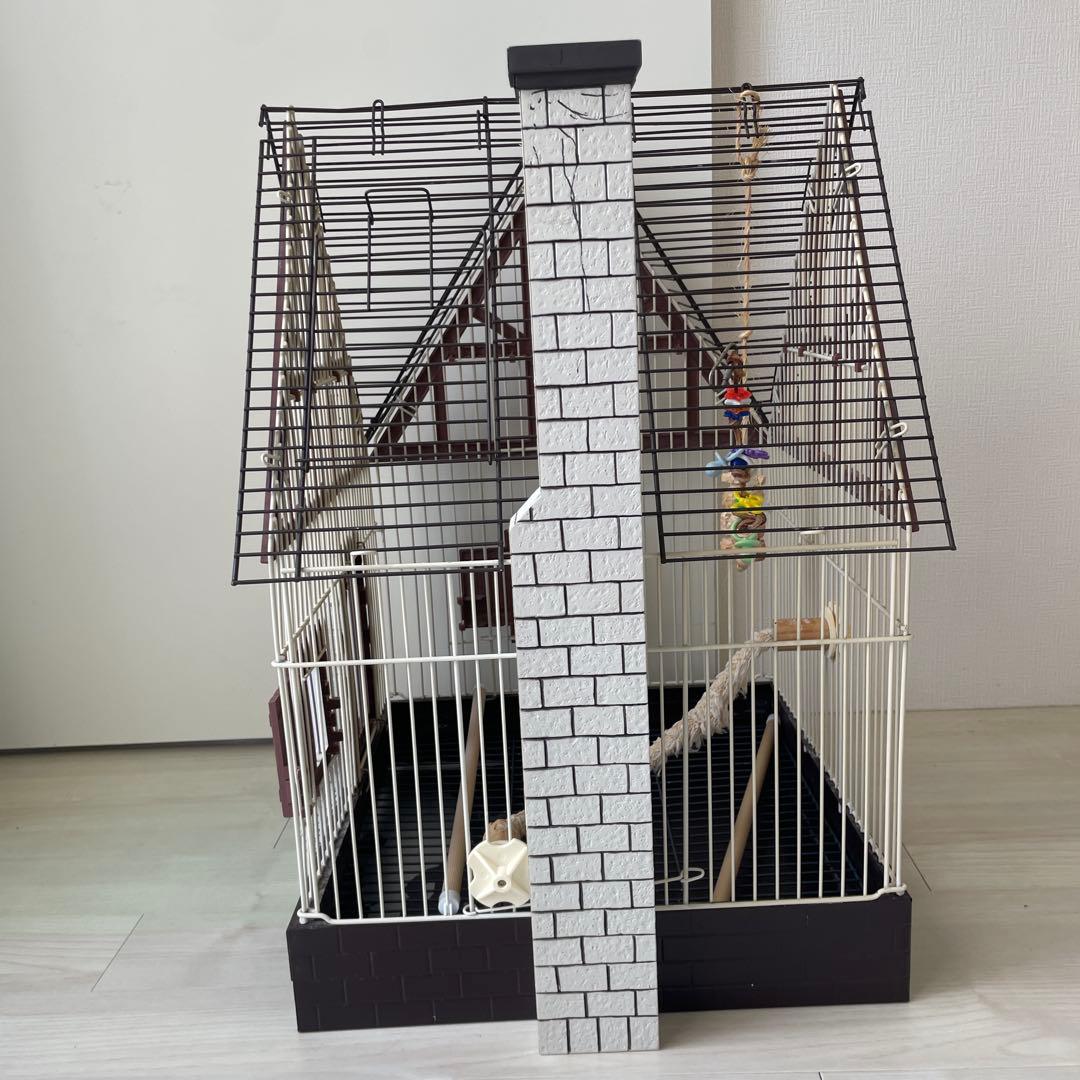 インコ　ケージ　鳥かご　輸入品　小鳥　オカメインコ　中型インコ　小型　hoei