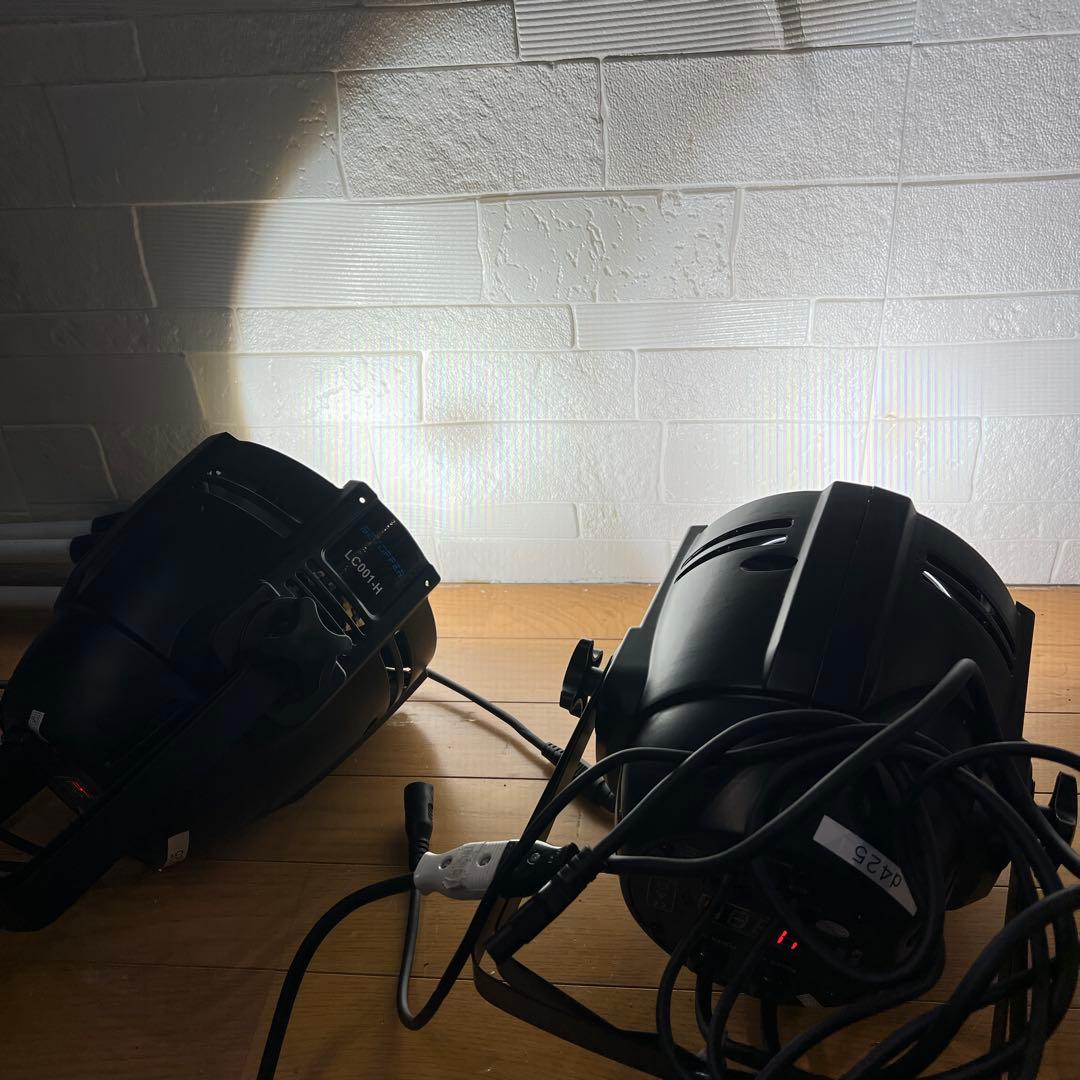 COBパーライト　クランプ付き　2台　DMX照明