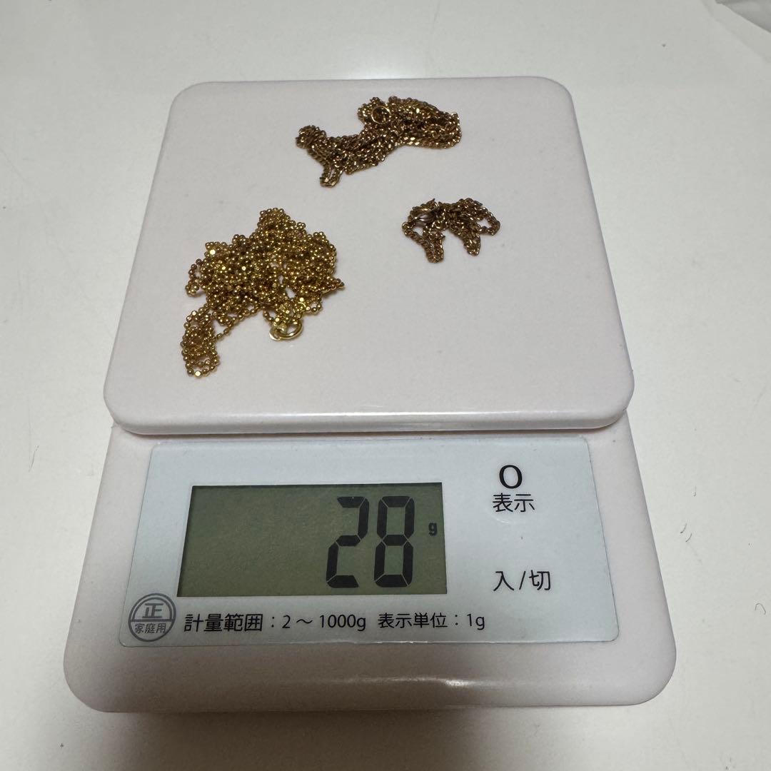 K18 ゴールドジュエリーセット