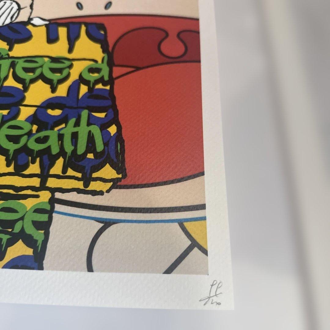 DEATH NYC 現代アートポスター　世界100枚限定　スヌーピー　村上隆