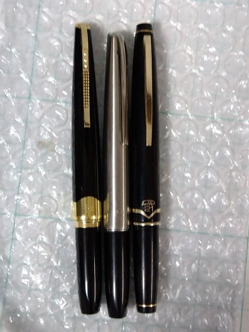 14K 18K 21K 各１本、万年筆　合計３本まとめ売り