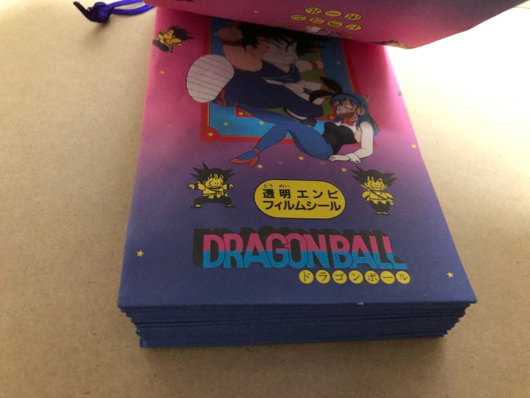 1986年 ドラゴンボール 透明エンビフィルムシール束 引き物 アマダ 駄菓子屋