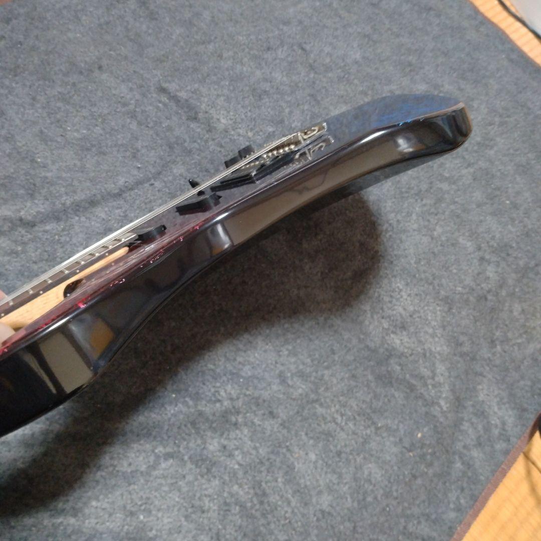 3色グラデーションカラー 世界に1本 カスタムペイントノーブランドエレキギター