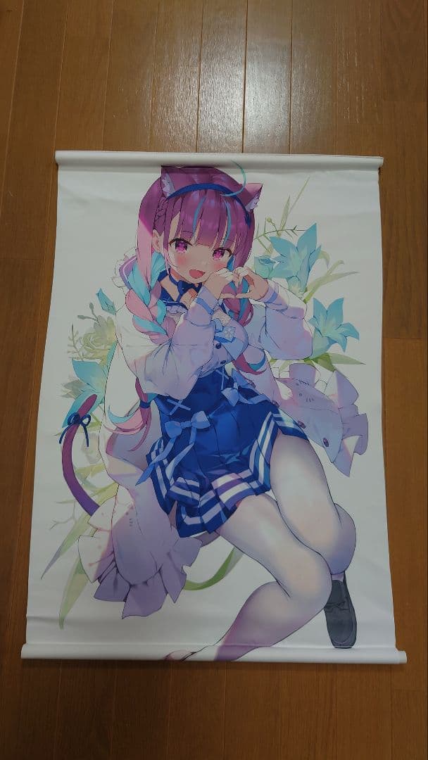 湊あくあ B2タペストリー 新衣装ver まかろん大帝 がおう