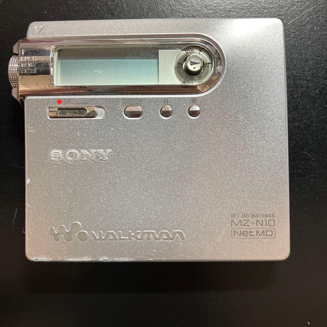 SONY MZ-N10ポータブルMDレコーダー プレーヤー充電器付