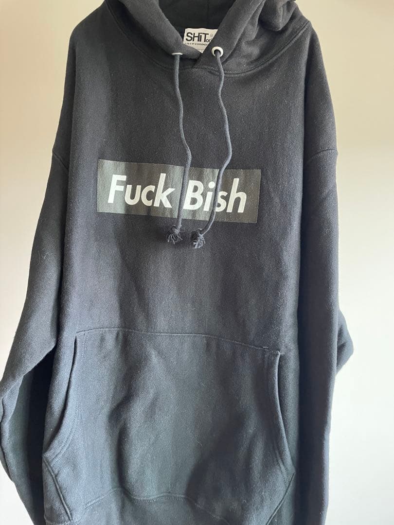 Fuck Bish パーカー　フーディ XLサイズ 黒 Champion