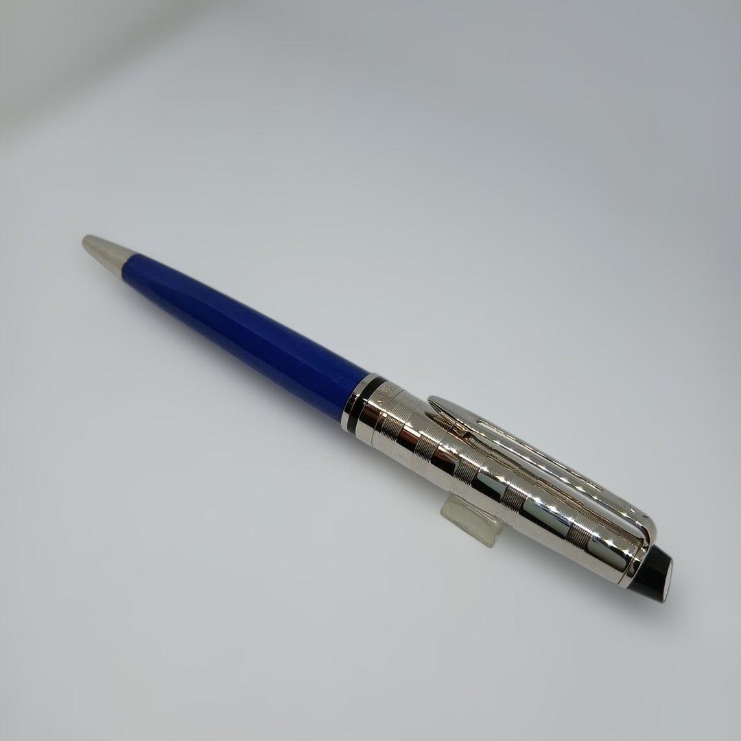 WATERMAN エキスパートDXブルーCTBPボールペン レザーケース付き