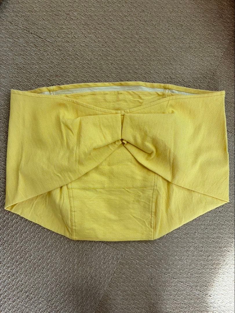 erva ドッグスリング 播州織　サルファーイエロー Sサイズ