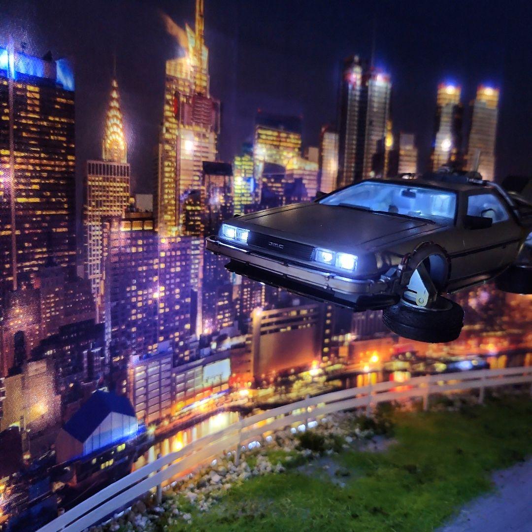 デロリアン　1/24 ジオラマ