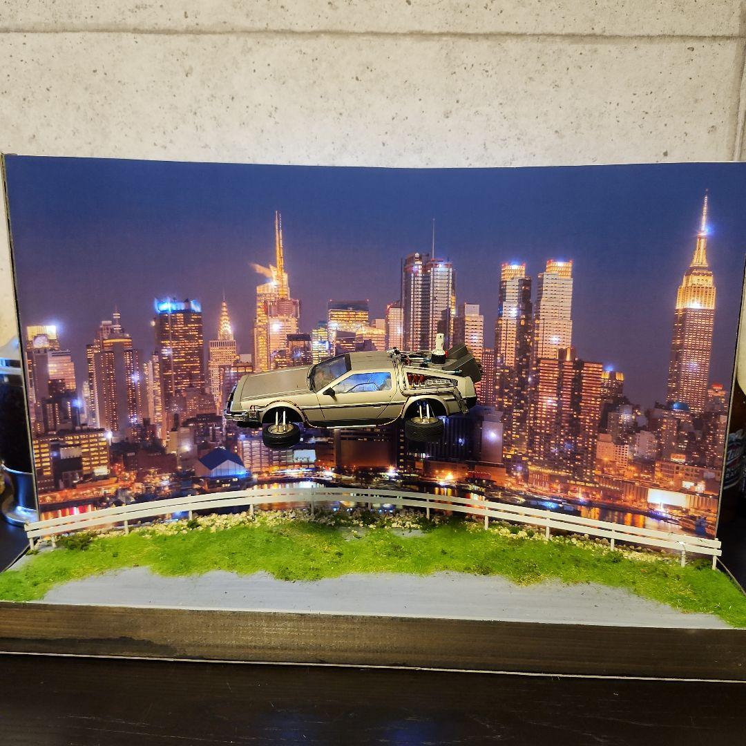 デロリアン　1/24 ジオラマ