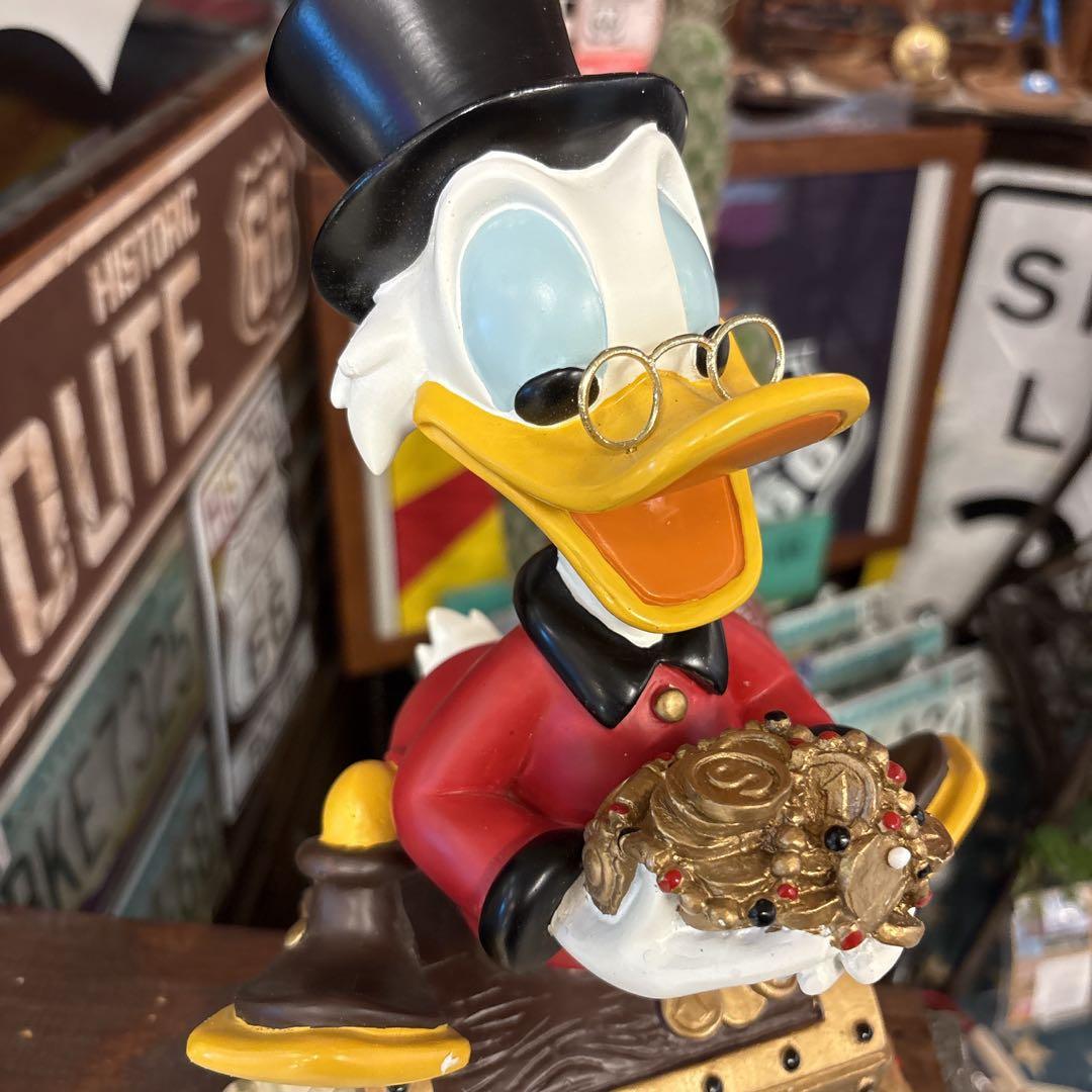 ディズニー　スクルージ・マクダック レジン製　フィギュア　デッドストック　箱付