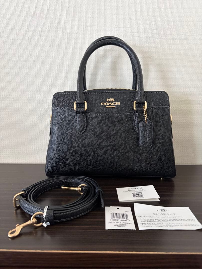 コーチ COACH 2WAY レザー ハンドバッグ ショルダーバッグ