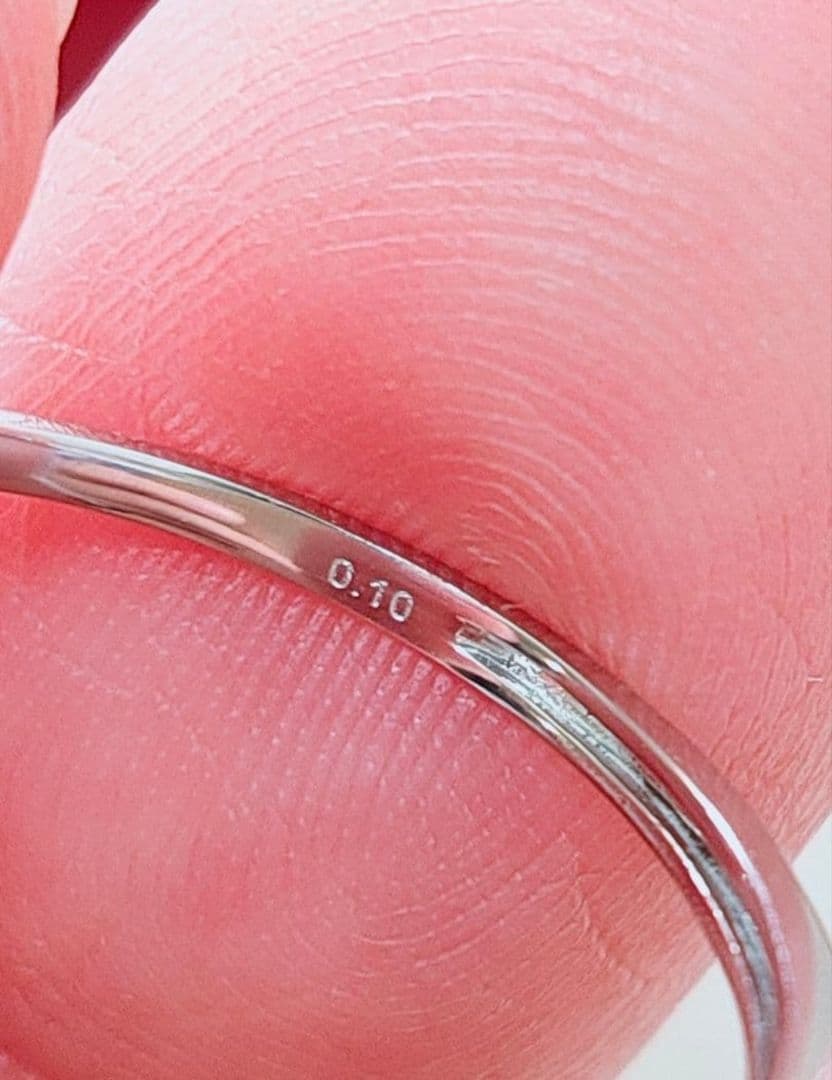 新入荷 未使用 pt950 ダイヤモンド0.10ct エタニティリング