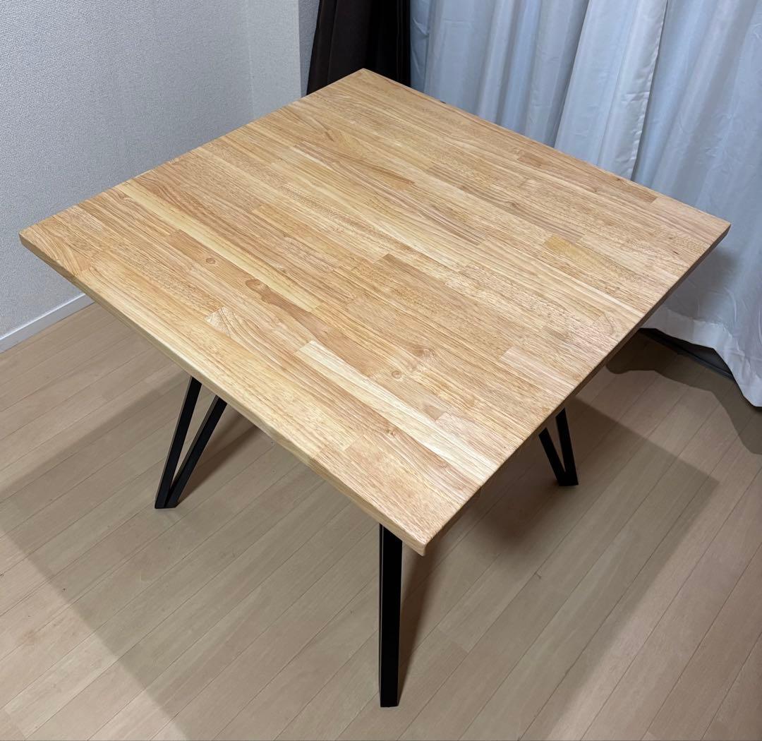 KANADEMONO スクエアテーブル 北欧 ダイニングテーブル　カフェテーブル