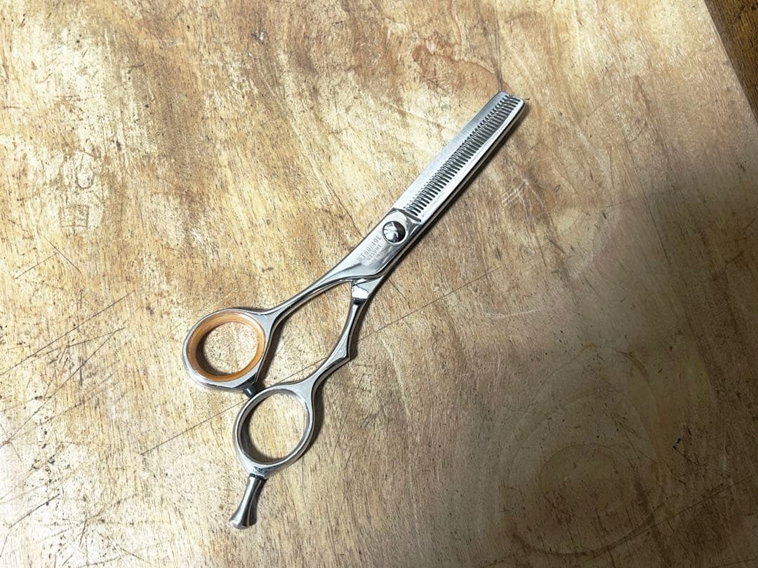 最終値下げ◆中古◆ UTSUMI 左利き用 トリミング両刃スキバサミ