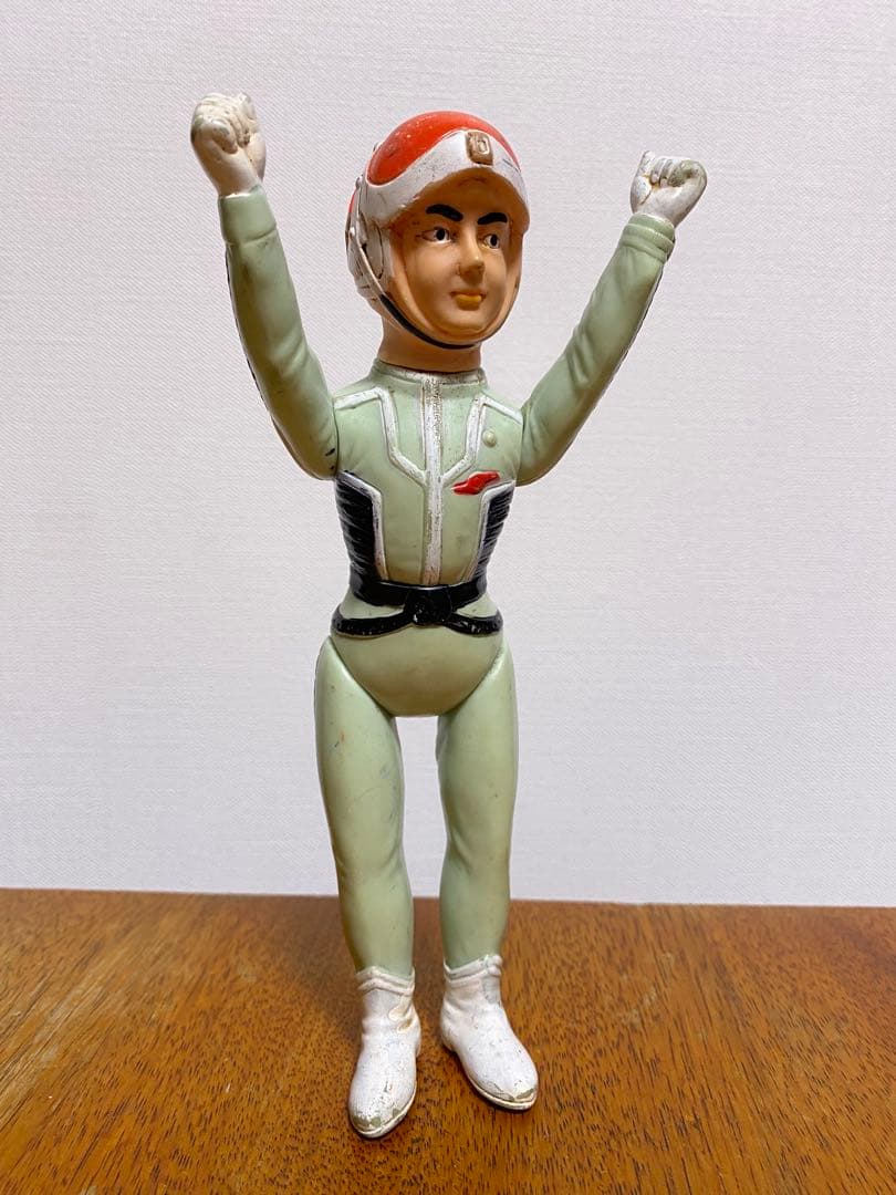 超希少65 当時物 ソフビ ウルトラセブン モロボシダン 円谷プロ マルサン