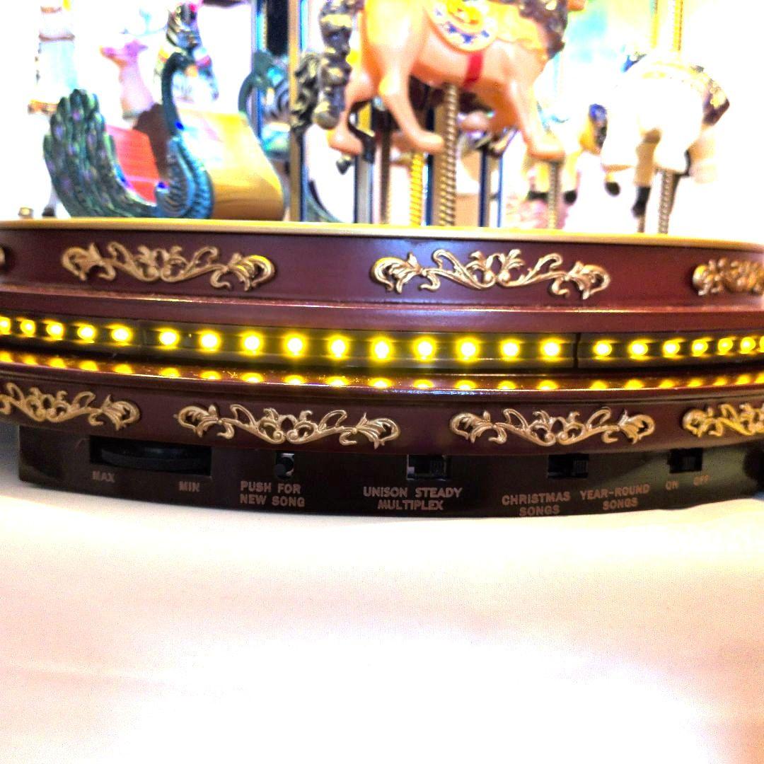 ミスタークリスマス カルーセル　メリーゴーランド　クリスマス　大型　オルゴール