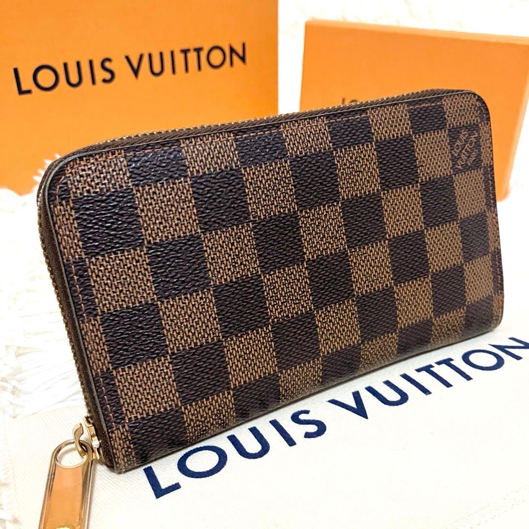 【美品】ルイヴィトン＊ダミエ ジッピー コンパクト N60028