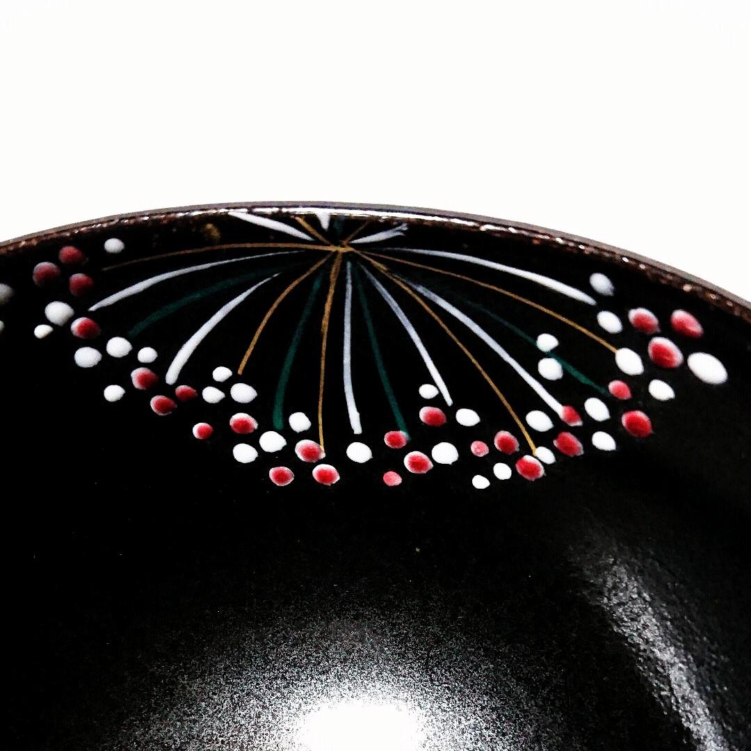 茶道具  茶碗  壱休窯  乾山  両国の花火