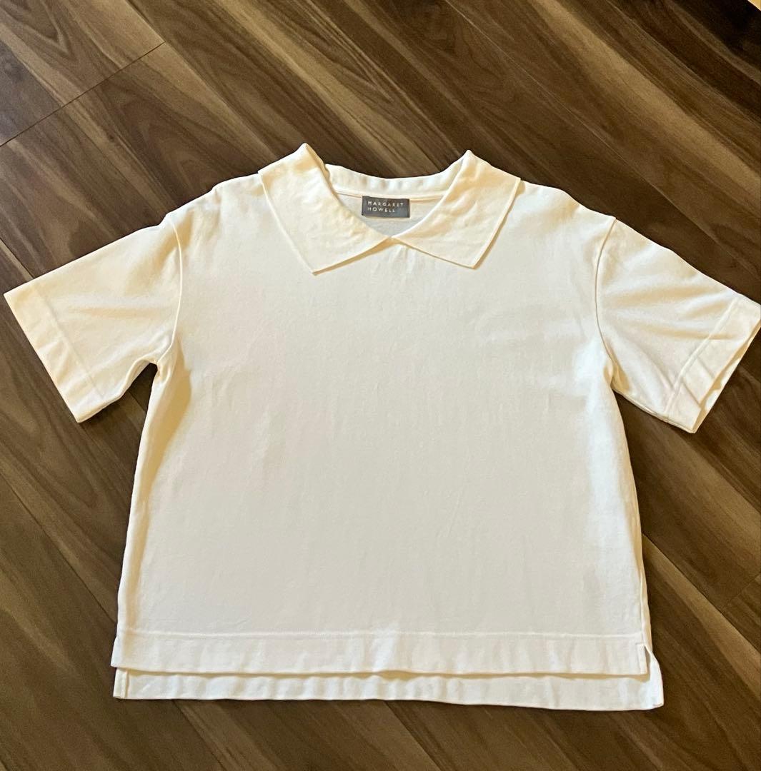 2024SS マーガレットハウエル オーガニックコットンピケ ポロシャツ