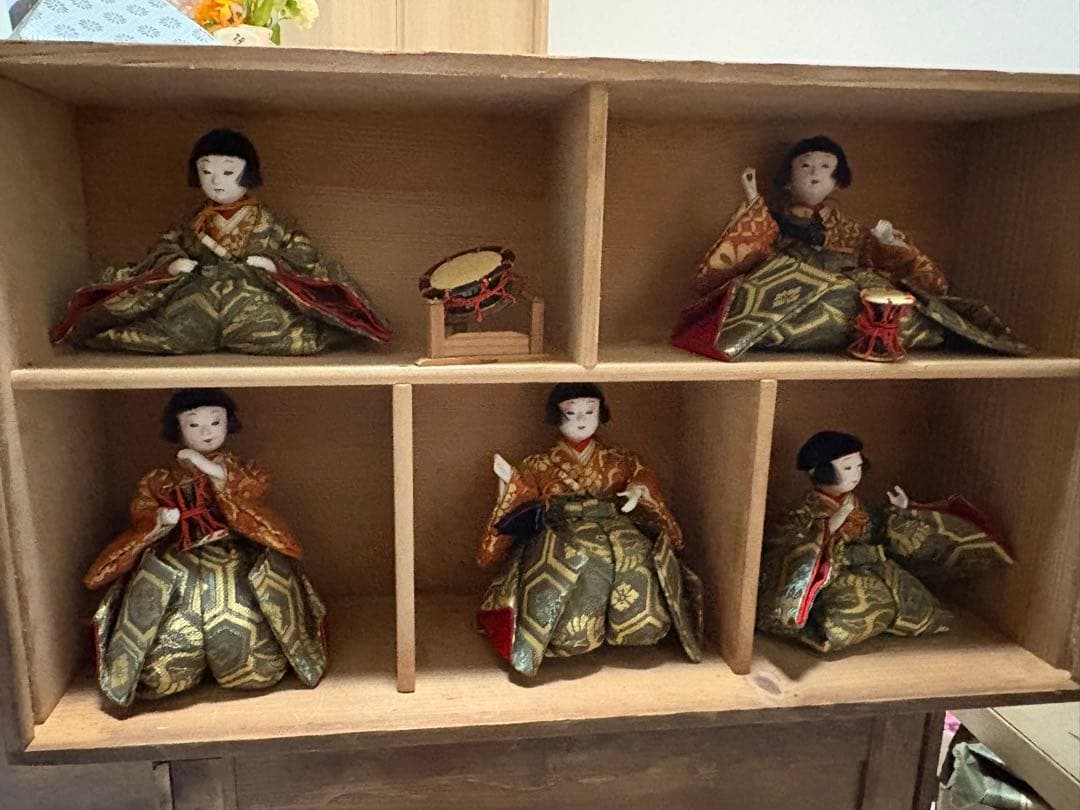 お雛様　木箱入り　時代もの