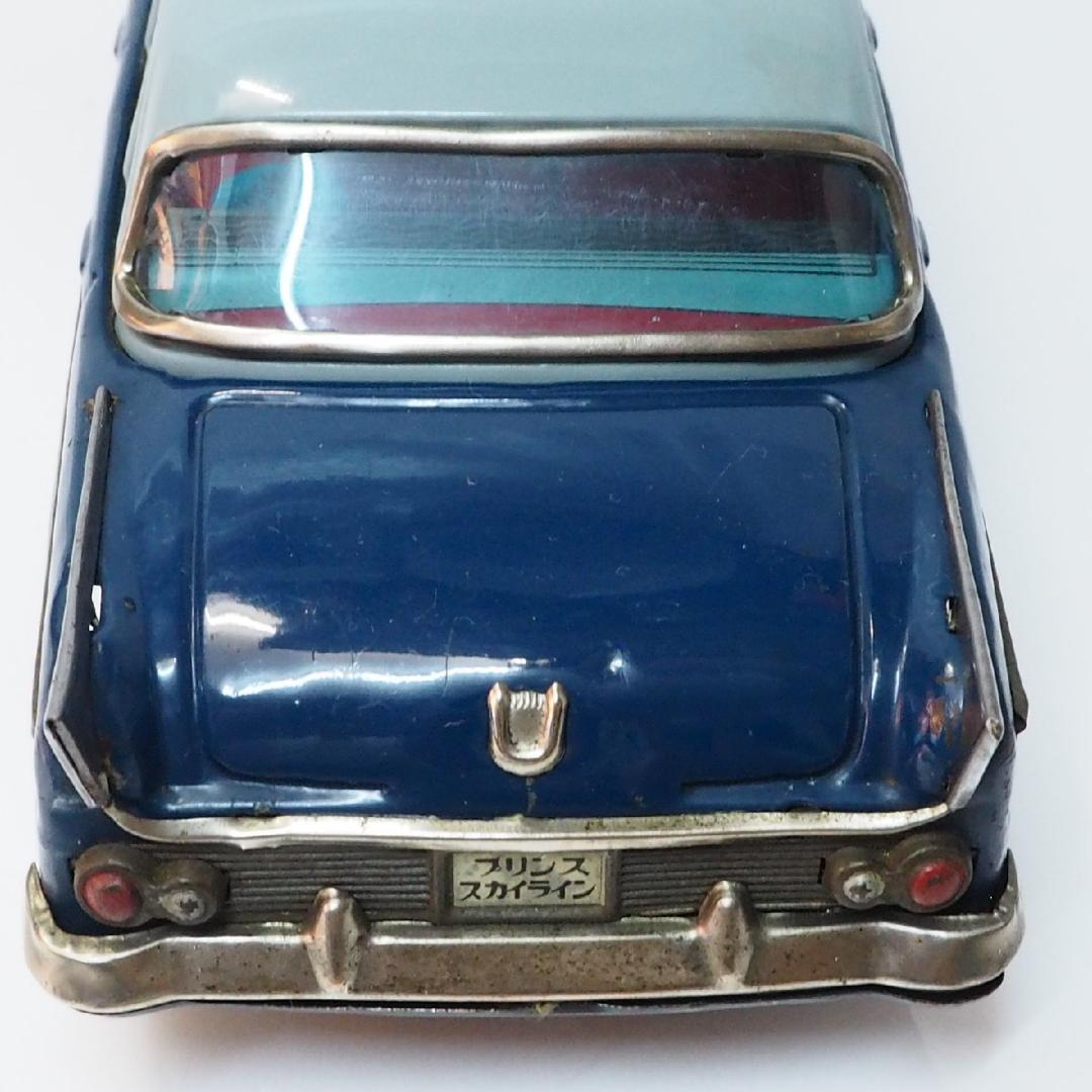 萬代屋【初代プリンス スカイライン BLSID-3青ホイル1個交換】ブリキ自動車