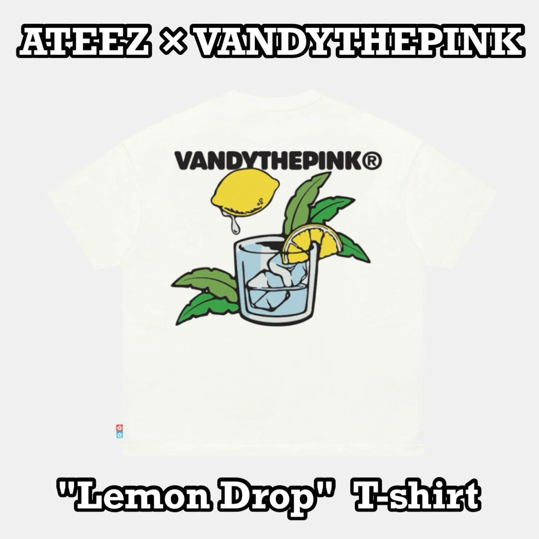 韓国限定 ATEEZ VANDYTHEPINK Lemon Drop Tシャツ