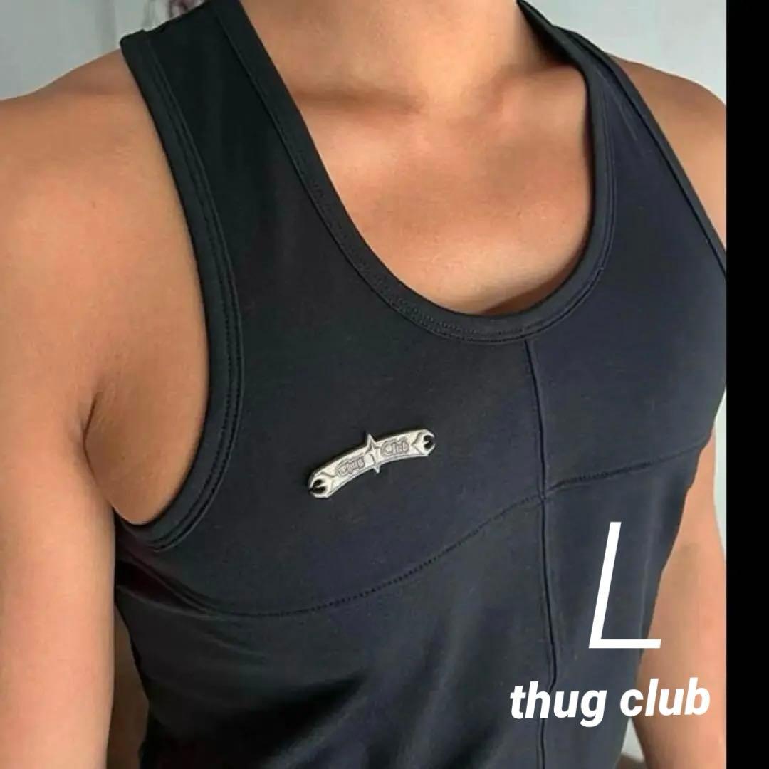 thug club タンクトップ ブラック 韓国限定 新品 サイズ3 即発送