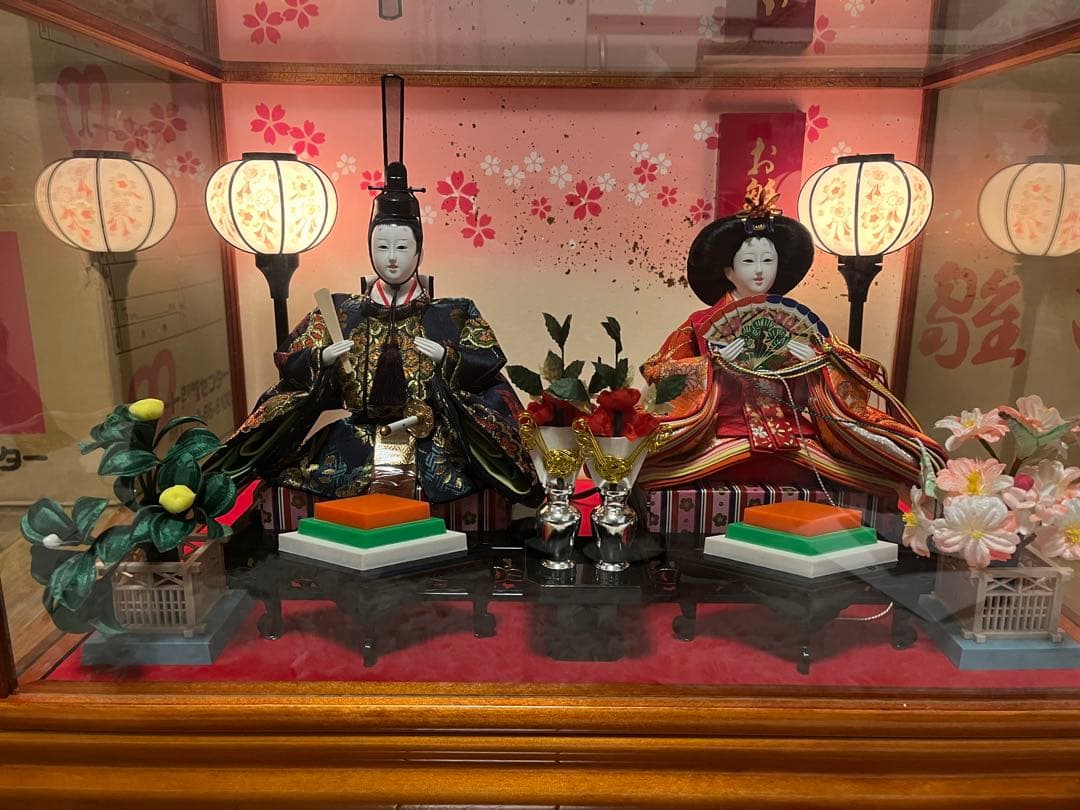 えびせん！定価30000円雛人形　オルゴール付き　ライトアップ　ひな祭り