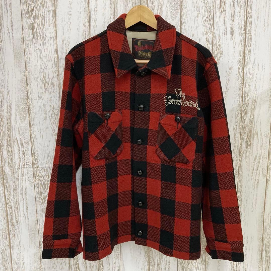 rm-7616) テンダーロイン K SEVEN バッファローチェックジャケット