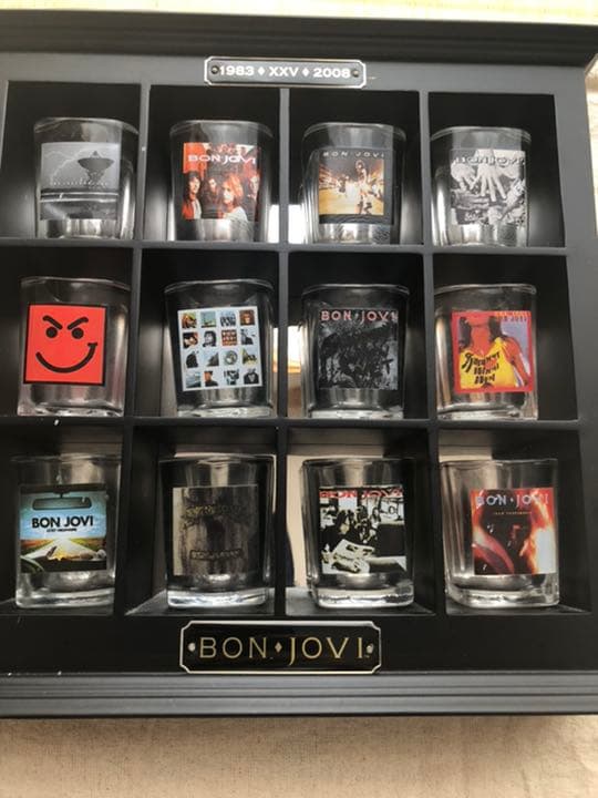 ボン・ジョヴィ歴代アルバムショットグラスセット