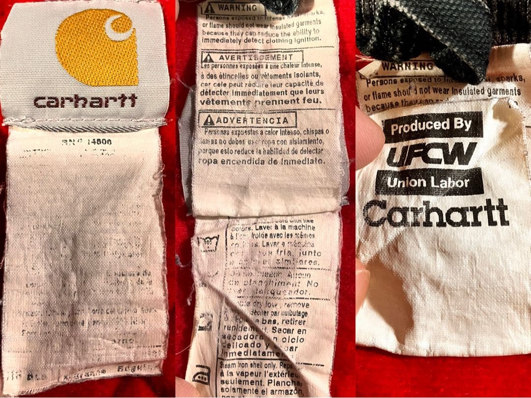 【希少】USA製 カーハート サンタフェジャケット J13 ブラック XL