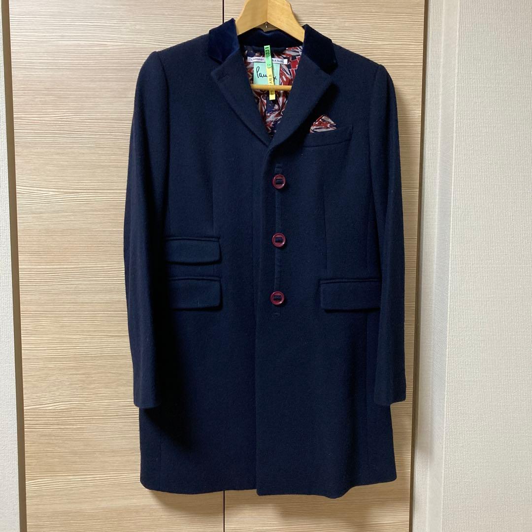 ポールスミス　コート　ネイビー　ユニオンジャック