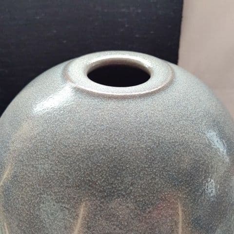 澱彩瑞祥文 花瓶 伊東翠壺(京都、日展)