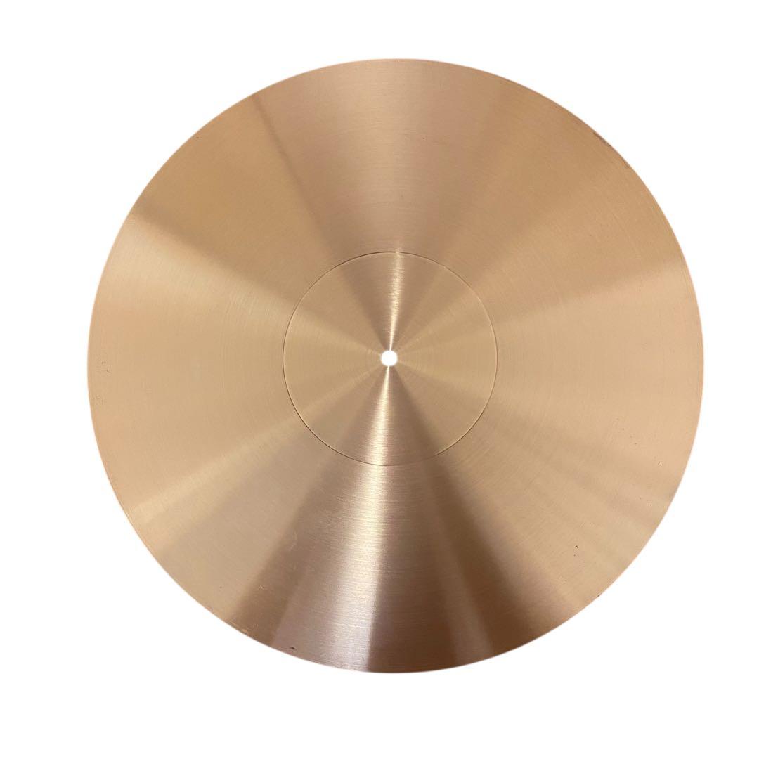 【良品】マイクロ　MICRO 銅　ターンテーブルシート　ディスクプレート