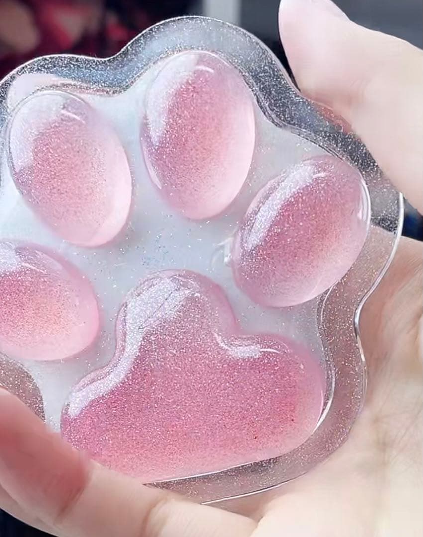 肖戦 二層構造の猫の肉球レジン収納ボックス❣️9セット❣️確認用❣️0106