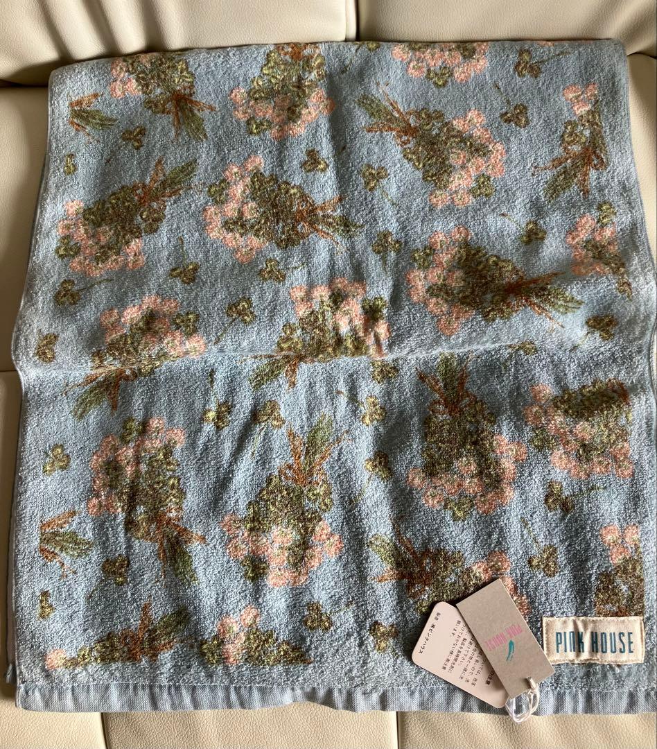 PINK HOUSE シロツメグサ　フェイスタオル　 レア